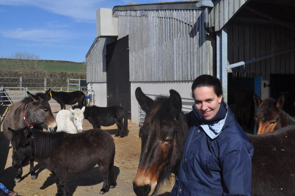 Nadia van Ezellogica op bezoek bij The Donkey Sanctuary