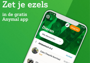 Zet alle gegevens van jouw ezels in de anymal app